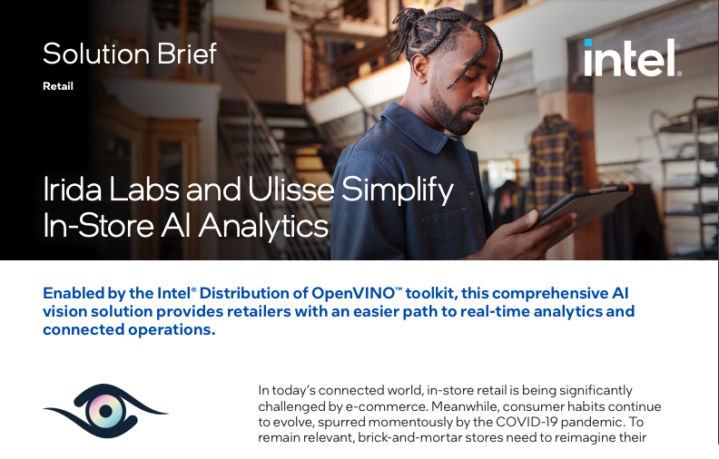 Irida Labs Intel Ulisse In-store AI Analytics
