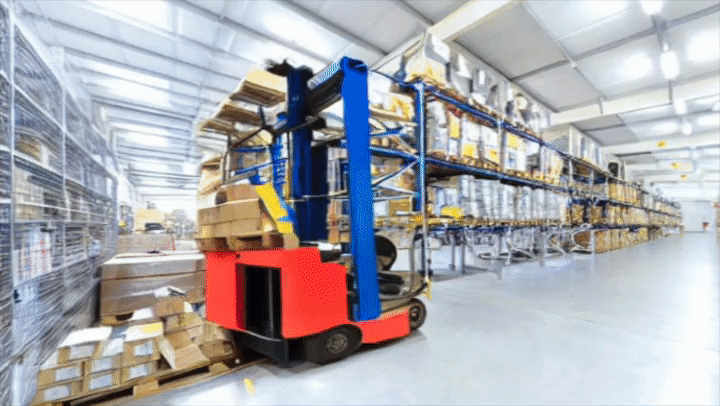 synthetic data forklifts in warehouse